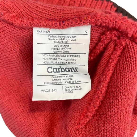 CARHARTT Chevron Beanie Tobaggan Woman’s One Size Fits All - Picture 3 of 5